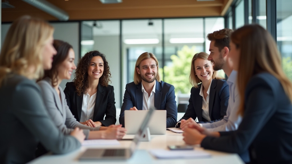 Erfolgreiche internationale Teamarbeit mit kulturellem Verständnis und offener Kommunikation in modernem Setting